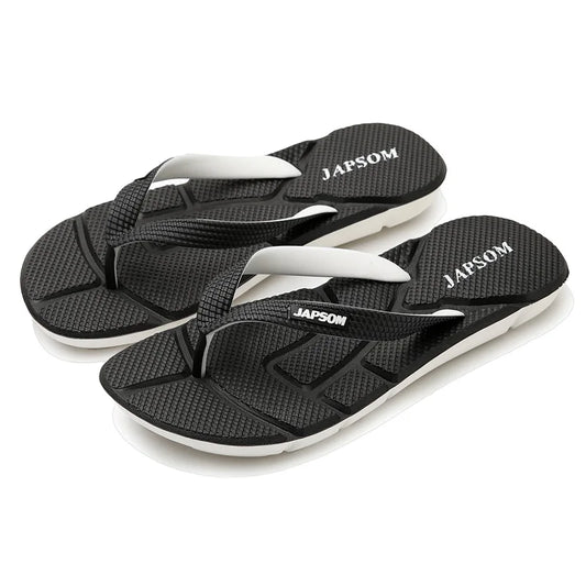 Black Flip Flops Men Beach Slippers Home Slipper Flip-Flop Indoor Light Wear