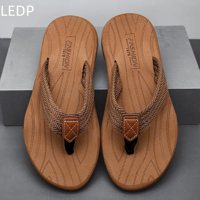 Negru Gri Papuci Casual EVA Flip Flops Pantofi de plajă rezistenti la uzură Moda Respirabil Versatil Confortabil Impermeabil