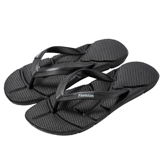 Black Flip Flops Men Beach Slippers Home Slipper Flip-Flop Indoor Light Wear